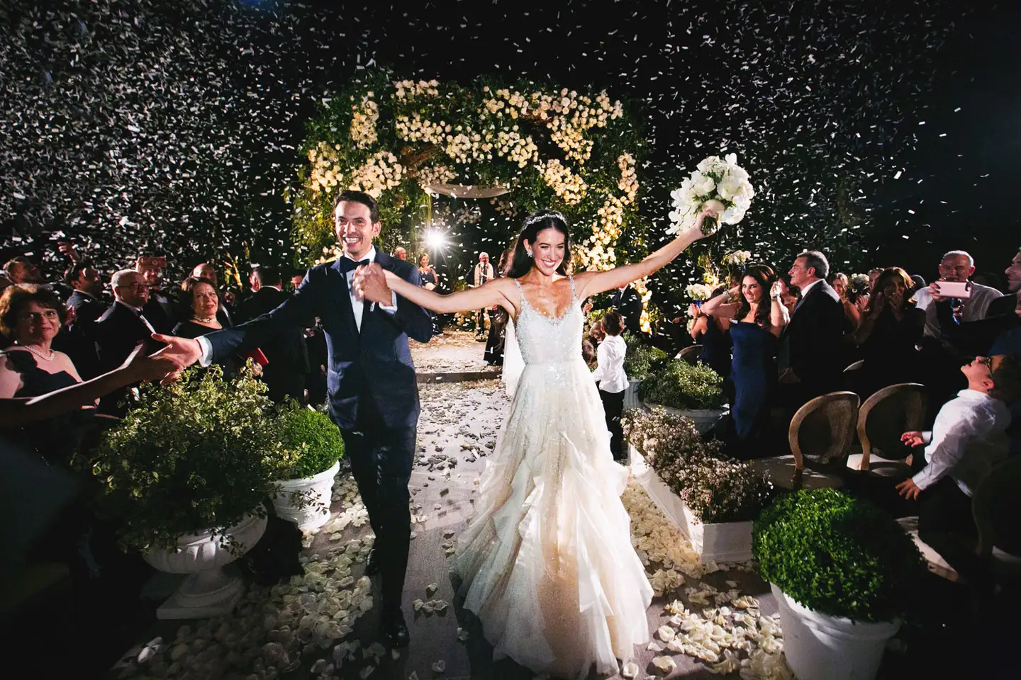 Night time wedding outfits top